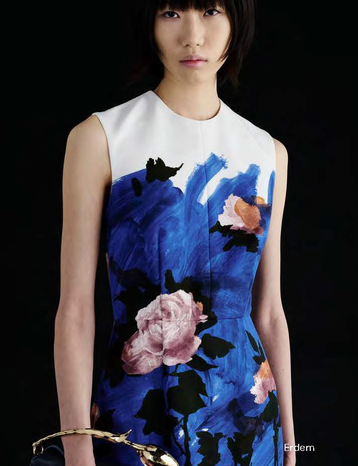 Cover of the Mila Prints Design A/W 26·27 Catwalk Trends Report, a painterly blue floral look on a plum panel.